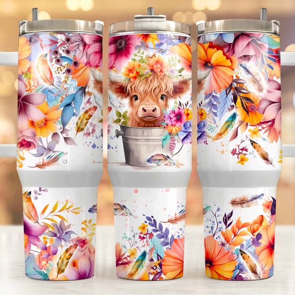 40oz cow tumbler,baby cow tumbler - Picture 1 of 1